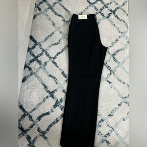 Ann Taylor curvy straight leg black trouser pants size 10